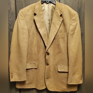 SupraSuede Bernhard Altmann - Tan Suede Blazer Suit Jacket